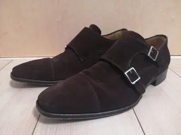 INTERESSA 인텔레사 더블 몽크 가죽 신발 8 1/2