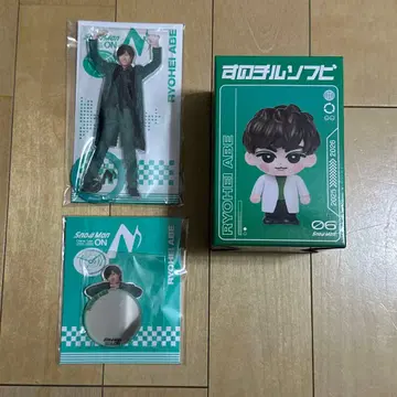 아베 료헤이 스노우 칠 소프트 비닐 아크릴 스탠드 거울 스티커