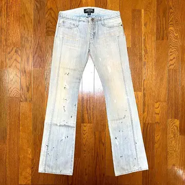 CONNECTERS 여성용 플레어 데님 팬츠 라이트 블루 M 새상품