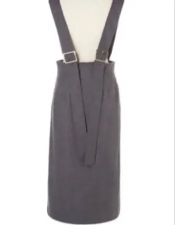 새상품급 ADORE 아도어 서스펜더 스커트 울 블랙