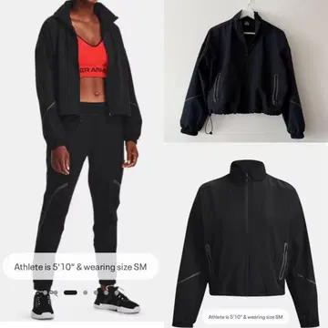 언더 아머 블랙 점퍼