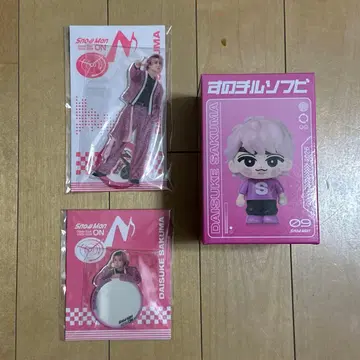 사쿠마 다이스케 스노우 칠 소프트 비닐 아크릴 스탠드 거울 스티커