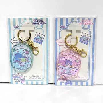 산리오 턱시도샘 카페 왜건 아크릴 키링 세트
