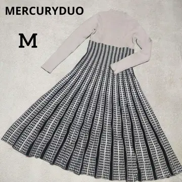 MERCURYDUO 머큐리 듀오 긴팔 니트 롱 원피스 M