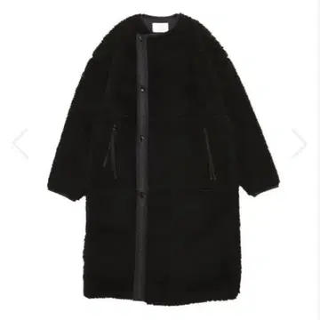 HYKE FAUX SHEARLING COAT 블랙 사이즈 1 하이크