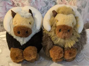 쇼와 레트로 바이슨 봉제 인형 2 U.U.U. 레어