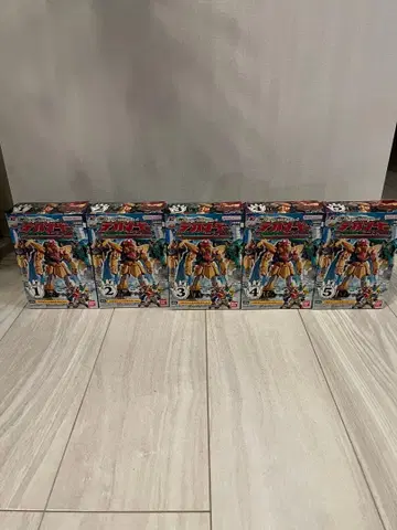 미니프라 넘버원 합체 시리즈 테가소드 5종 미개봉 새상품