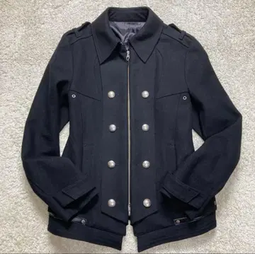 PPFM 나폴레옹 자켓 M 멜톤 울 y2k 블랙