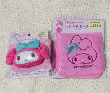 [미개봉 새상품] 마이멜로디 카페 슬리브 손수건 파우치