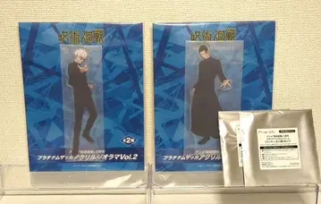 라운드원 한정판 주술회전 아크릴 디오라마 고죠 사토루 게토 스구루