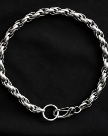 써지컬 스테인리스 링 후크 목걸이