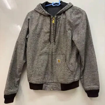 Carhartt 후드 부착 자켓 브라운 그레이