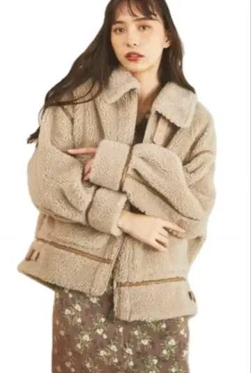 COCODEAL 에코 무스탕 블루종