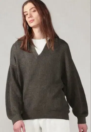 GALERIE VIE 린넨 풀 가디건 스키퍼 니트 피케 셔츠