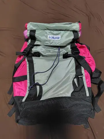 그레이/핑크 백팩