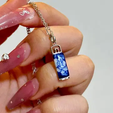 [ 예쁜 ] 칠보 세공 플레이트 목걸이