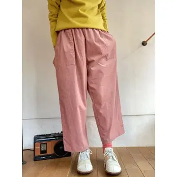 fu-ko 후코 세밀 코듀로이 팬츠 스모키 핑크