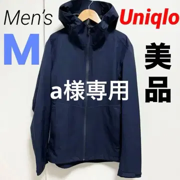 새상품급 UNIQLO 유니클로 블록 테크 후드티 3D 컷 M