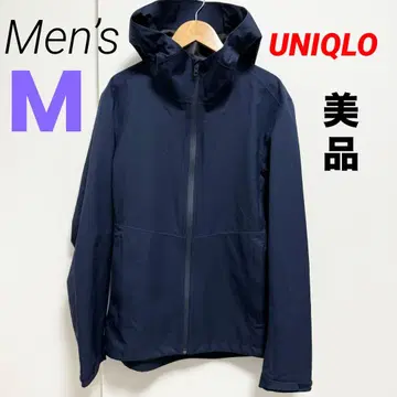 새상품급 UNIQLO 유니클로 블록 테크 후드티 3D 컷 M