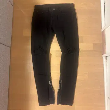 y2k 시크 스타일 mnml 데미지 데님 팬츠 archive opium