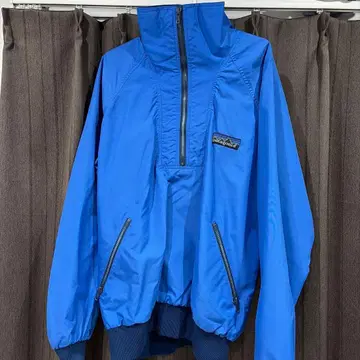 Patagonia 80s 나일론 풀오버 자켓 홍콩제 L 파랑