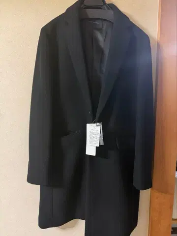 nano universe 울 블렌드 멜톤 체스터 코트