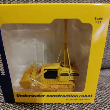 미개봉 새상품 코마츠 제작 수중 시공 로봇 코마츠 오리지널 미니어처
