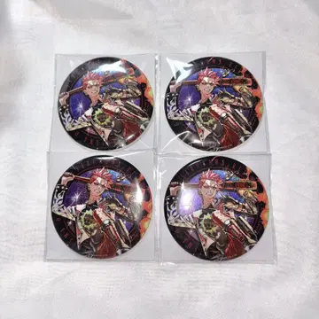 카리스마 사루카와 케이 캔뱃지 1st 블레이크 4개 세트