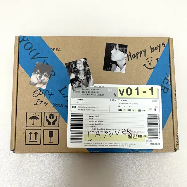 *단순개봉* 뷔 솔로앨범 레이오버 +포카O