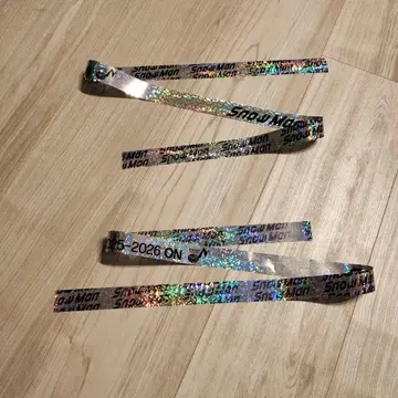 Snow Man ON 돔 투어 은색 테이프 2개