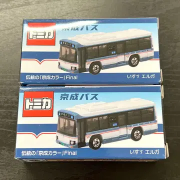 토미카 케이세이 버스 이스즈 엘가 2대 세트