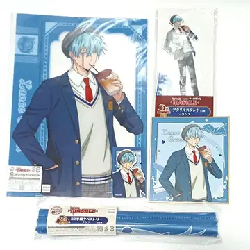 매쉬루 캐릭터 복권 란스 4종 세트 아크릴 스탠드 태피스트리 색지