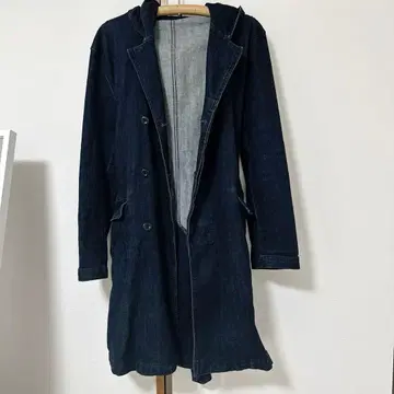 VOGUISH 다크 데님 자켓 L 사이즈 벨트 후드 포함