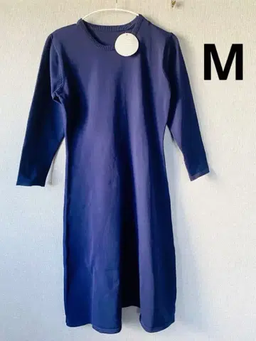 네이비 미디 기장 원피스 새상품