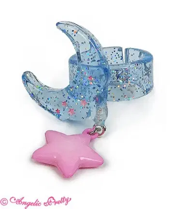 24시간 이내 익명 배송 AP Melty Moon 반지 색스 별 참