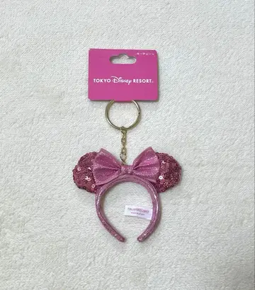 도쿄 디즈니 리조트 미니 마우스 귀 머리띠 키체인