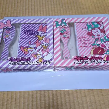 미니 데이지 헤어 브러쉬 & 거울 세트