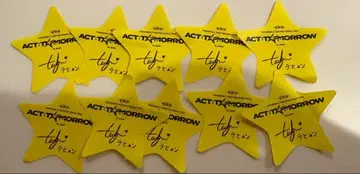 TXT 낙하물 ACT:TOMORROW 태현 사인 별 10개