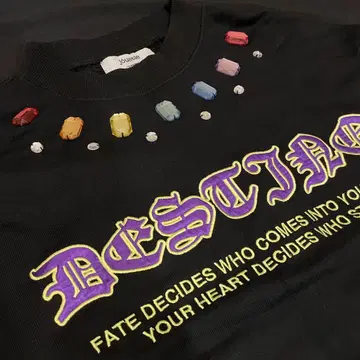 jouetie 비쥬 루즈 풀오버 맨투맨 블랙 M 사이즈