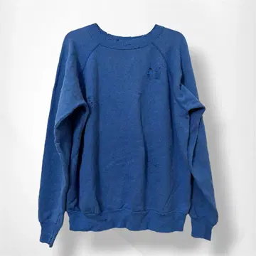 Pannill 맨투맨 트레이닝복 XL 80s 90s 데미지 가공 파랑