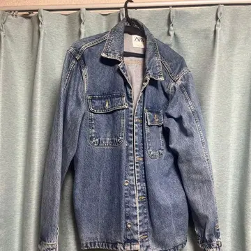 ZARA 데님 자켓 데님 블루