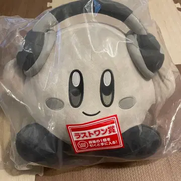 제일복권 별의 커비 푸푸리믹스 라스트 원상 봉제 인형 흑백