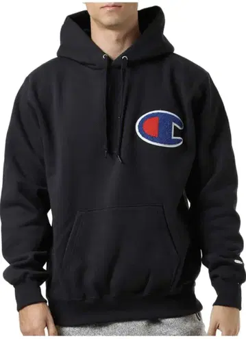 챔피온 빅 로고 풀오버 후드 맨투맨