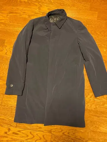 네이비 스텐카라 코트