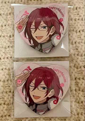 [ 미사용 ] 앙스타 사에구사 이바라 스타포니 캔뱃지 2개 세트