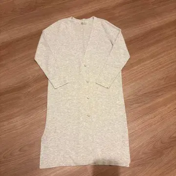 롱 가디건 오트밀 그레이 베이지