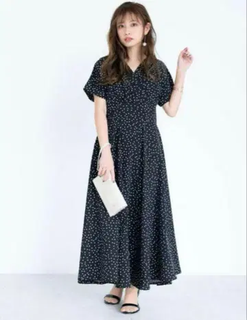 cohina 반팔 롱 원피스