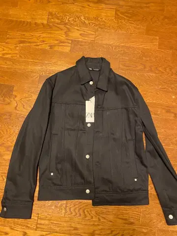 ZARA 블랙 데님 자켓