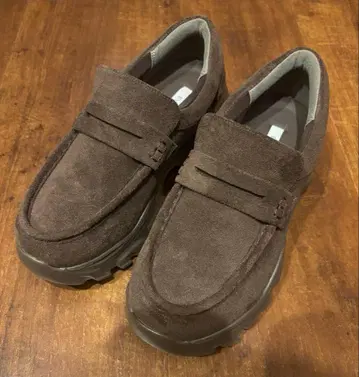 EVOL 스니커즈 밑창 로퍼 브라운 S