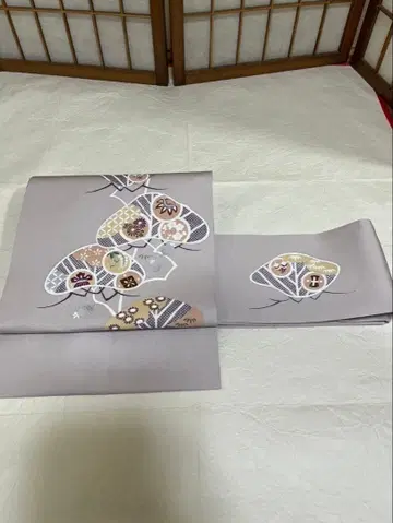 [ 새상품급 ] 시오제 나고야 오비 완성품 펄 가공 완료